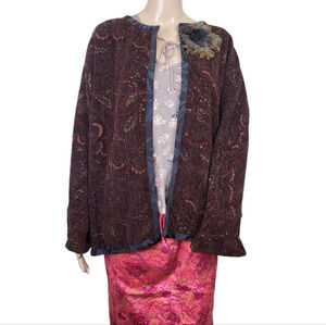 Vintage Aida Dalati Tapestry Jacket   Wearable Art